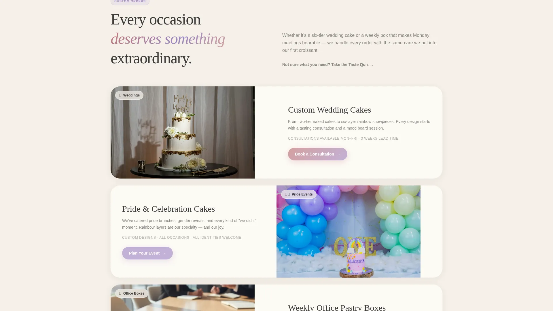 LGBTQ+-Owned Business Professional Website Template
