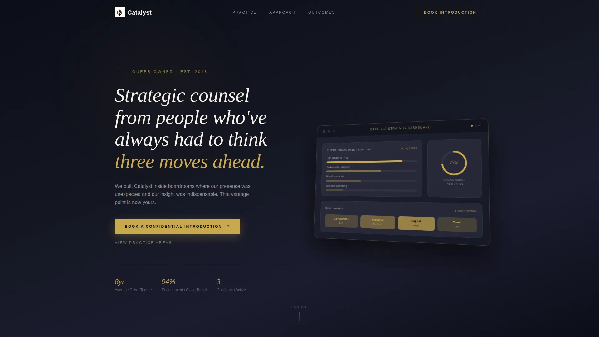 LGBTQ+-Owned Business Appointment Booking Website Template