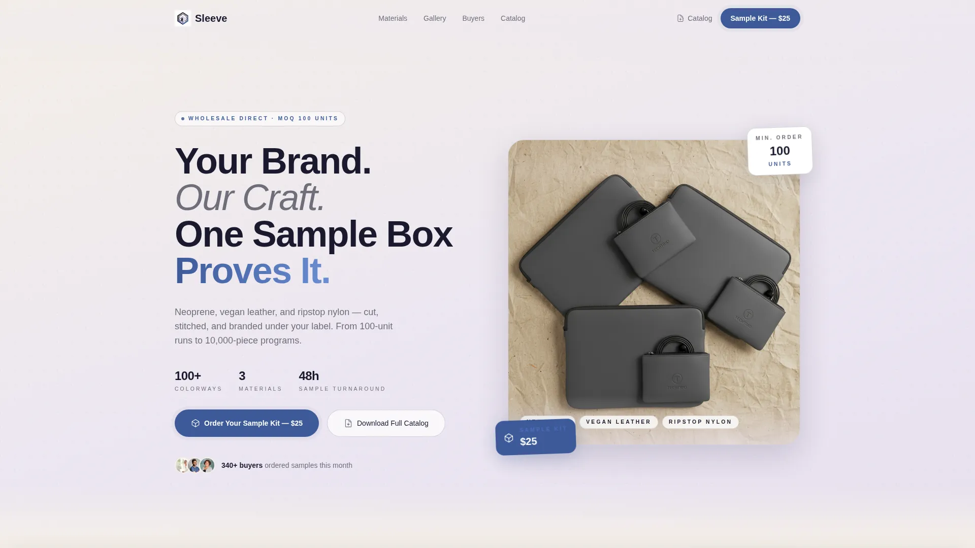 Wholesale Laptop Sleeves & Tech Accessories Landing Page