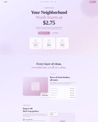Advanced Local Brick & Mortar Business Pricing & Packages Website Template