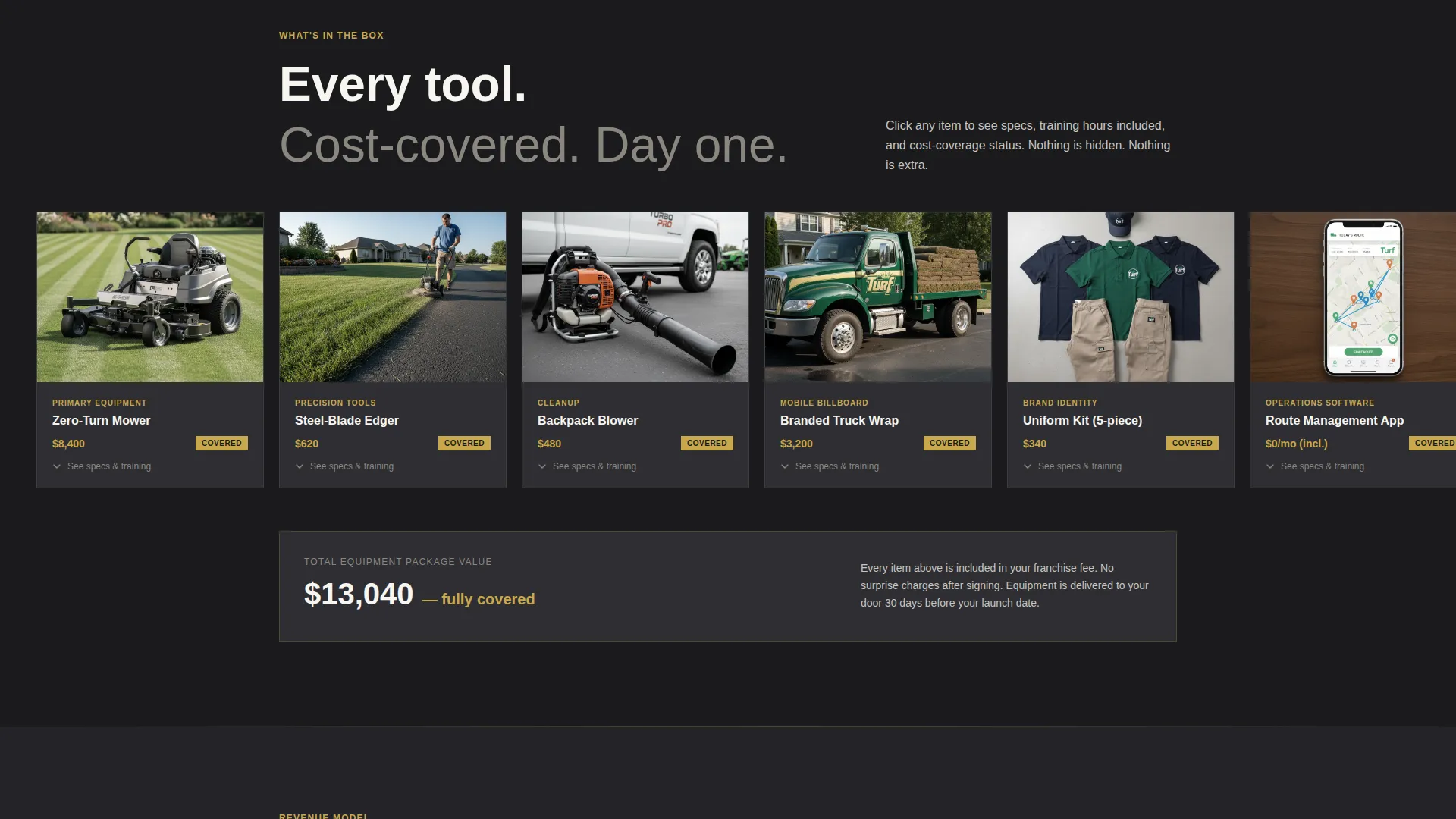Lawn Care Franchise Landing Page Template