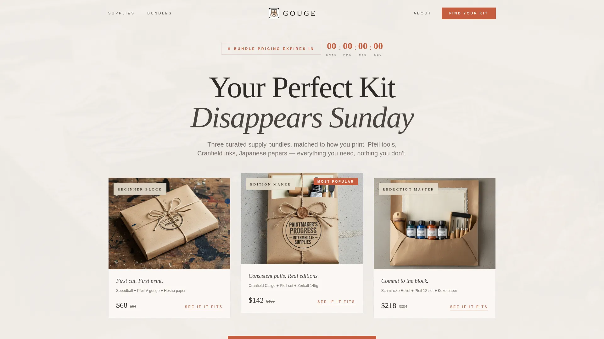 Local Hobby & Passion Supplies Portfolio & Case Study Website Template