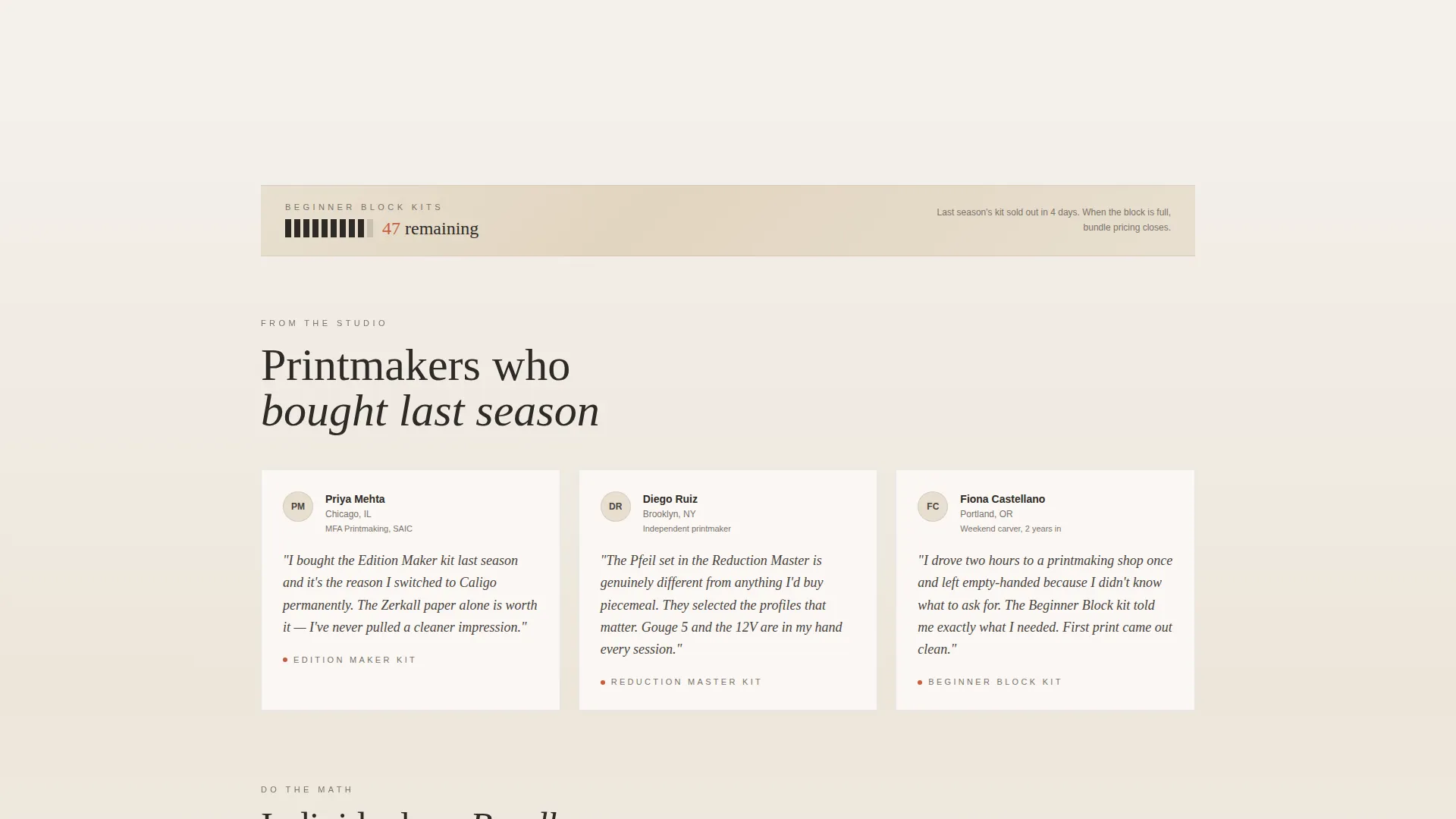 Local Hobby & Passion Supplies Portfolio & Case Study Website Template