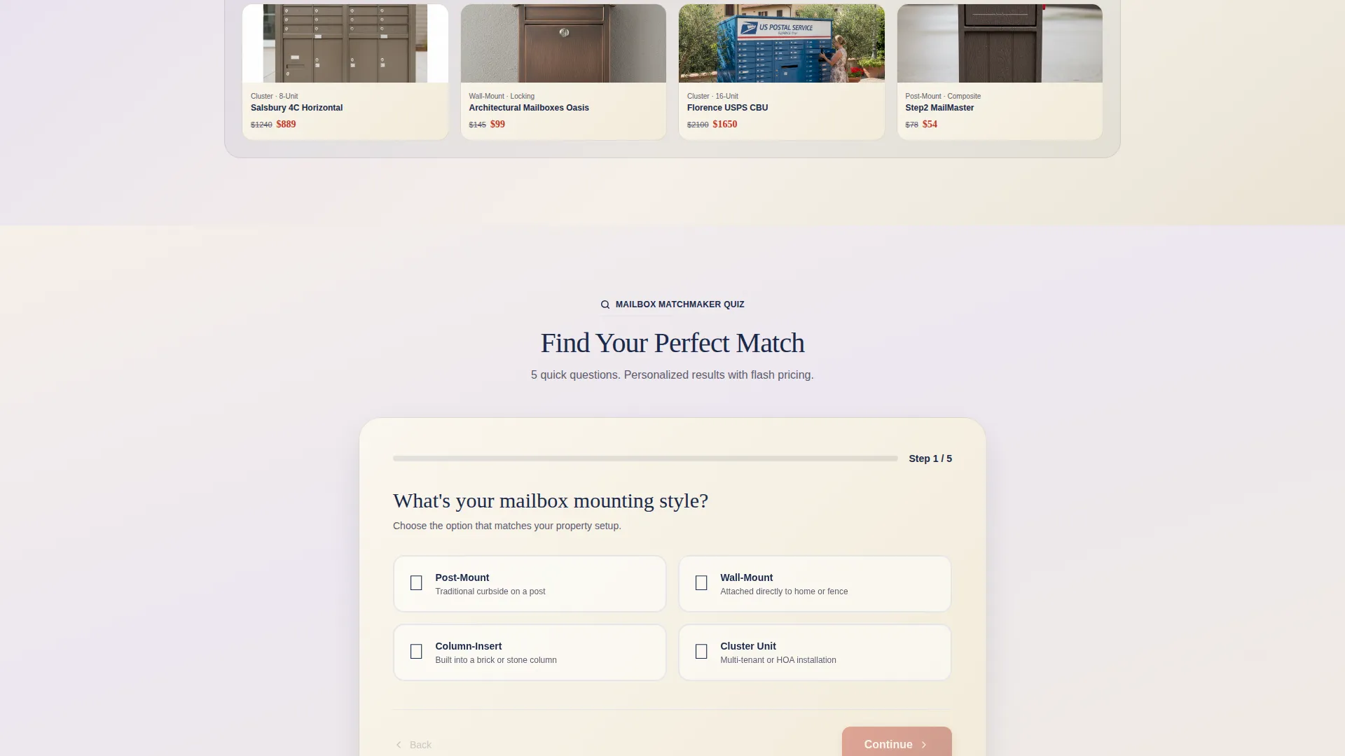 Home Décor & Lifestyle Pricing & Packages Website Template