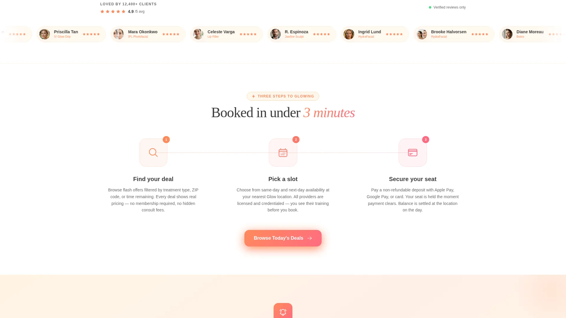 Med Spa Franchise Landing Page Template
