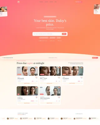 Med Spa Franchise Landing Page Template