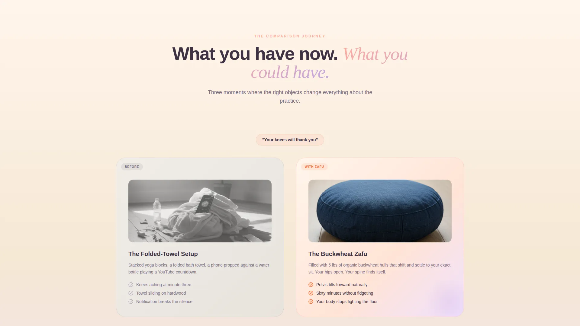 Serene Meditation Subscription Box Landing Page Template
