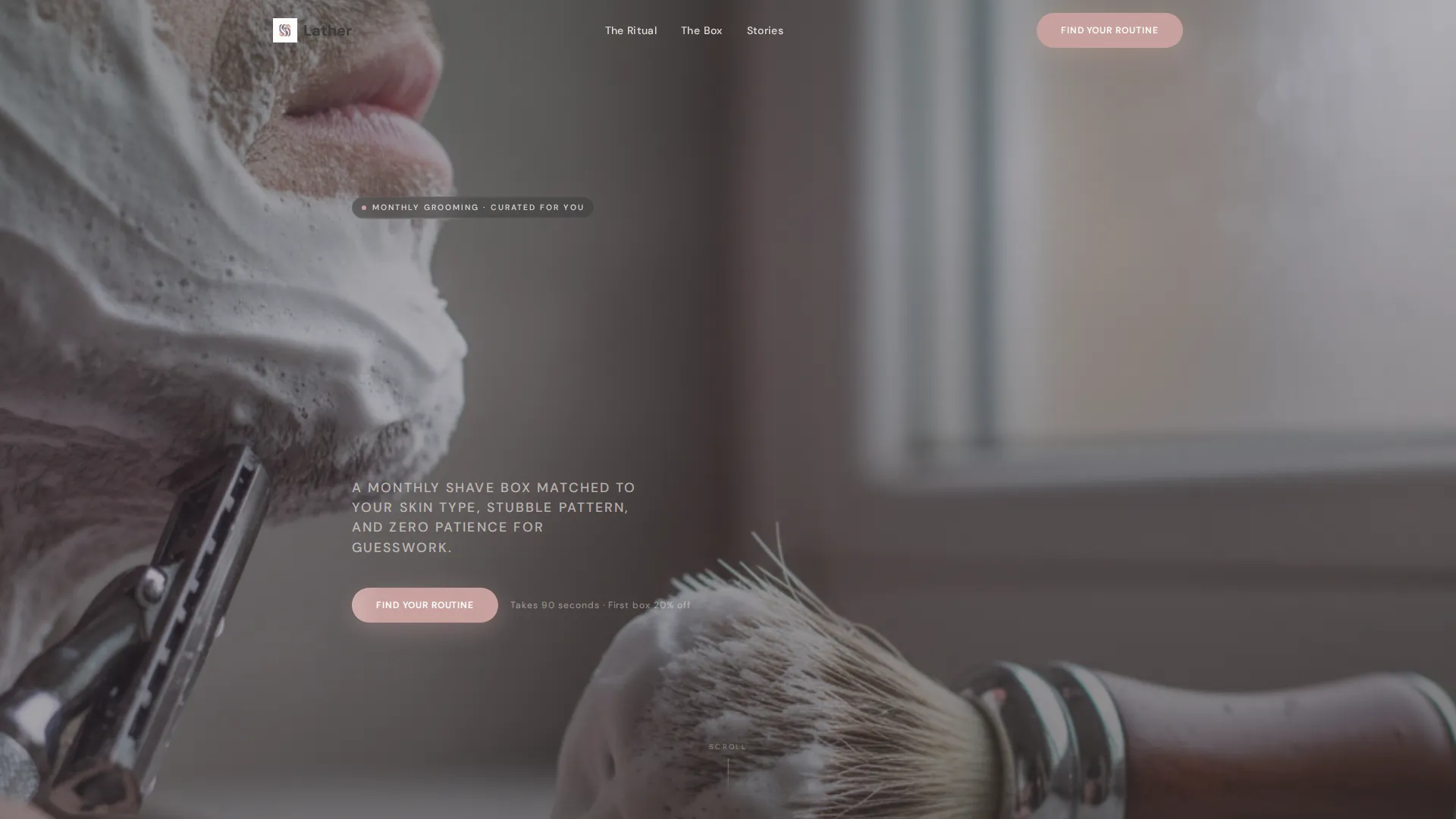 Subscription Box Services Comparison Website Template