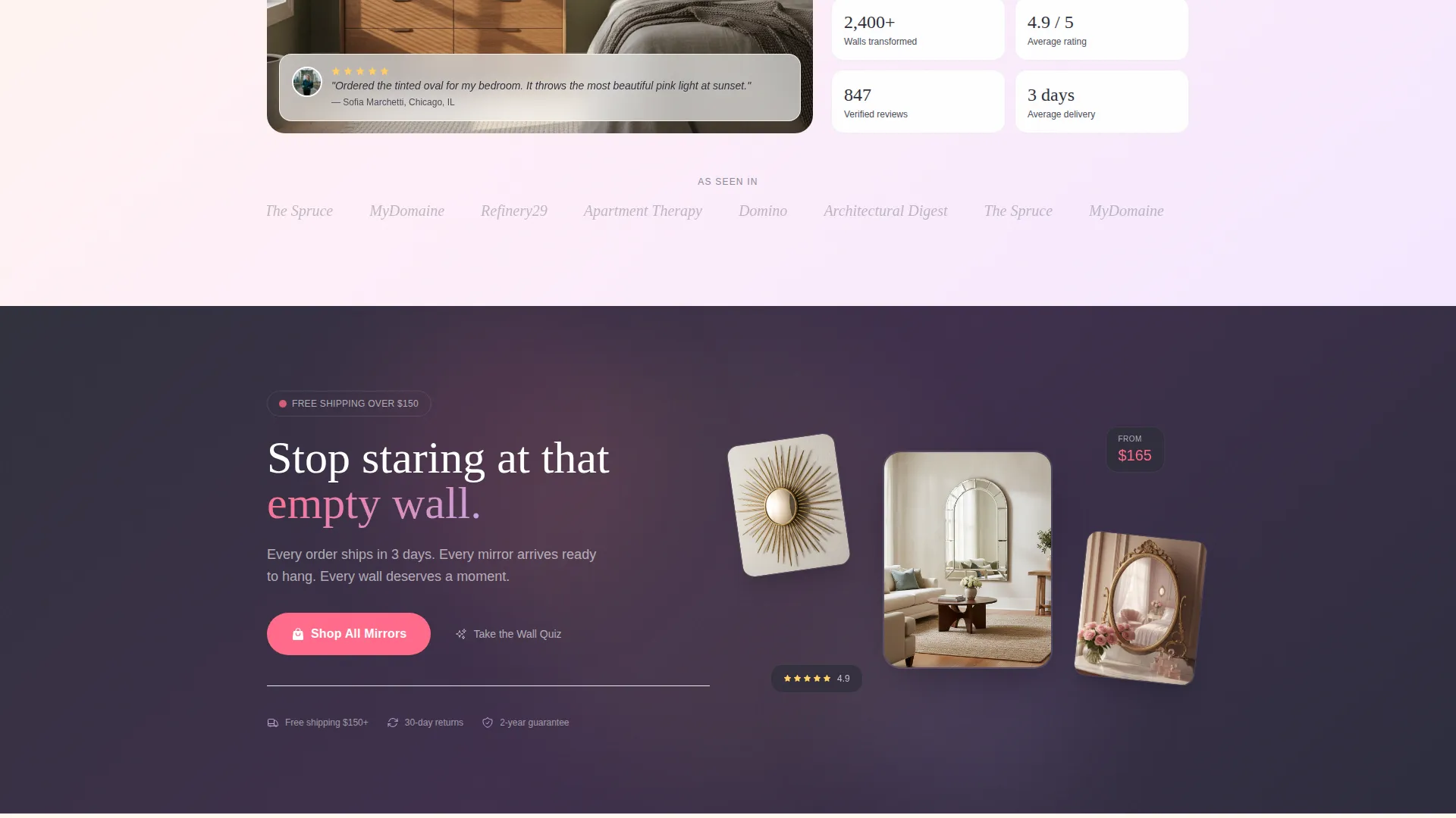 Home Décor & Lifestyle Professional Website Template