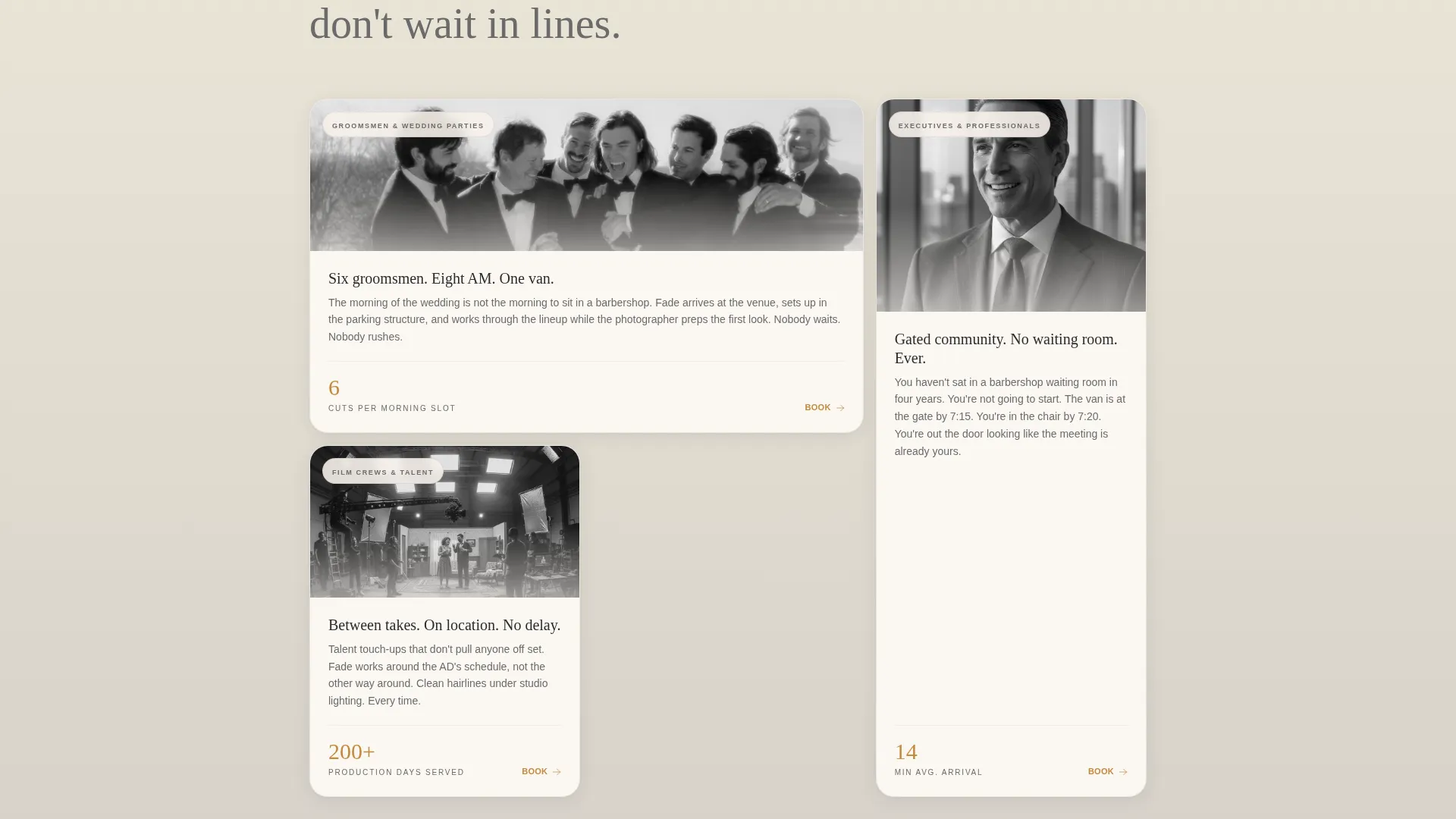 Premium Mobile Barbershop Landing Page Template