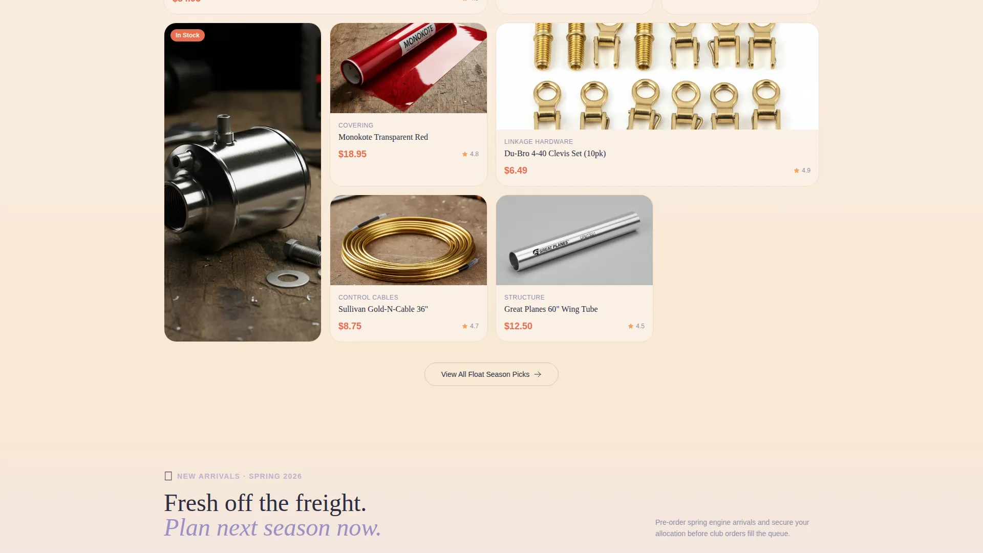Premium Hobby & Passion Supplies Portfolio & Case Study Website Template
