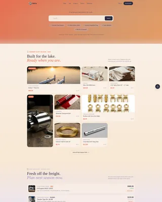 Premium Hobby & Passion Supplies Portfolio & Case Study Website Template