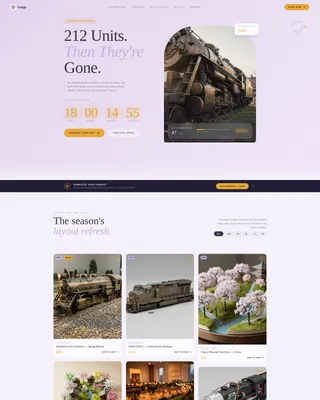 Hobby & Passion Supplies Pre-Launch & Coming Soon Website Template
