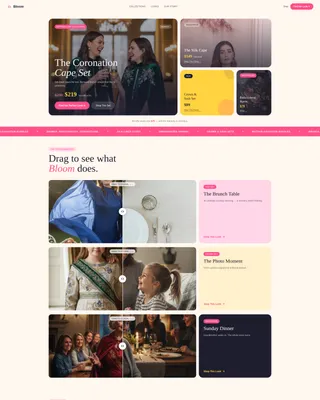 Luxe Mother-Daughter Boutique Landing Page Template