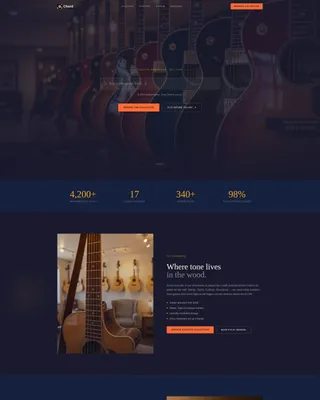 Local Brick & Mortar Business Professional Website Template