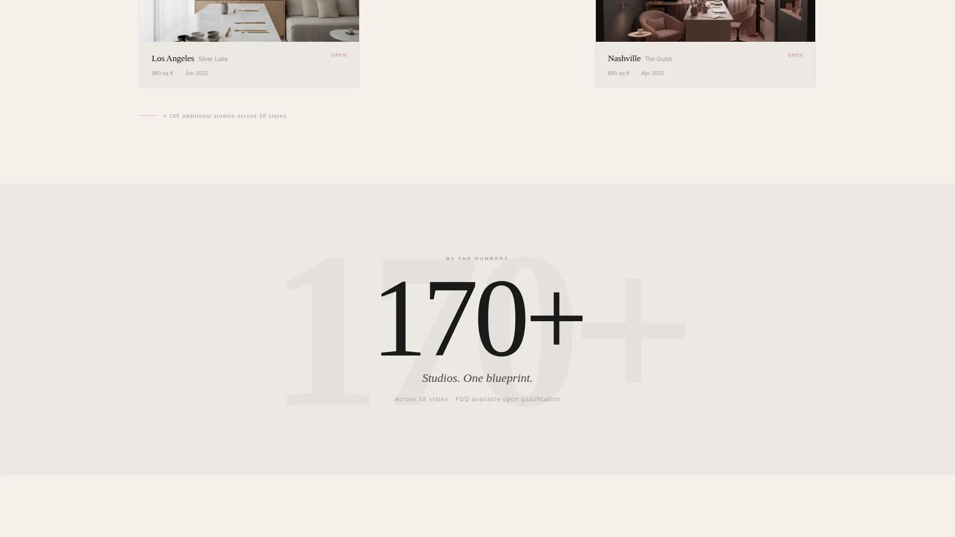Luxe Nail Franchise Landing Page Template