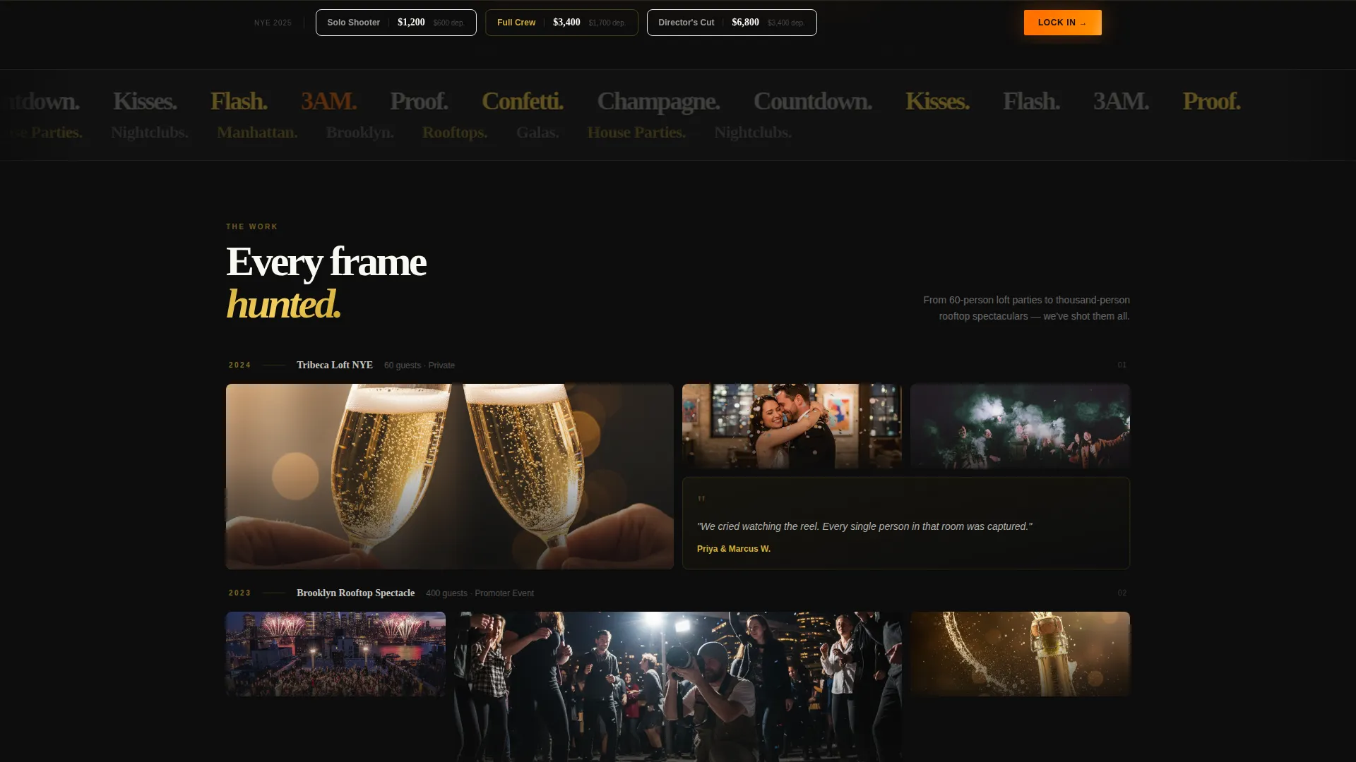 Electrifying Nye Landing Page Template