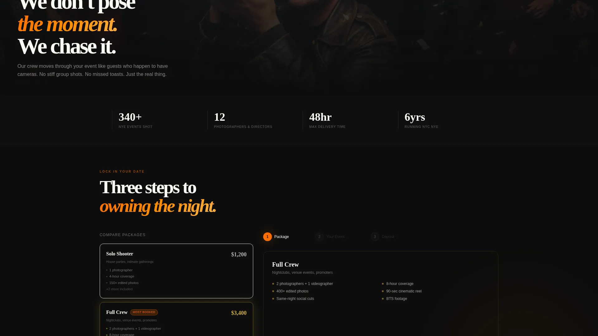 Electrifying Nye Landing Page Template