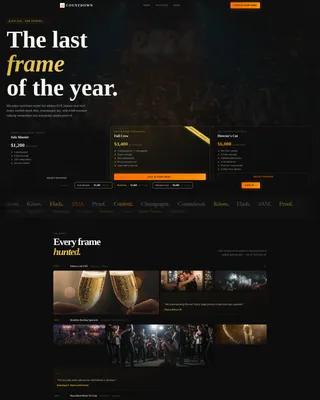 Electrifying Nye Landing Page Template