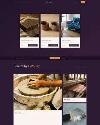 Multivendor Marketplace Landing Page Template