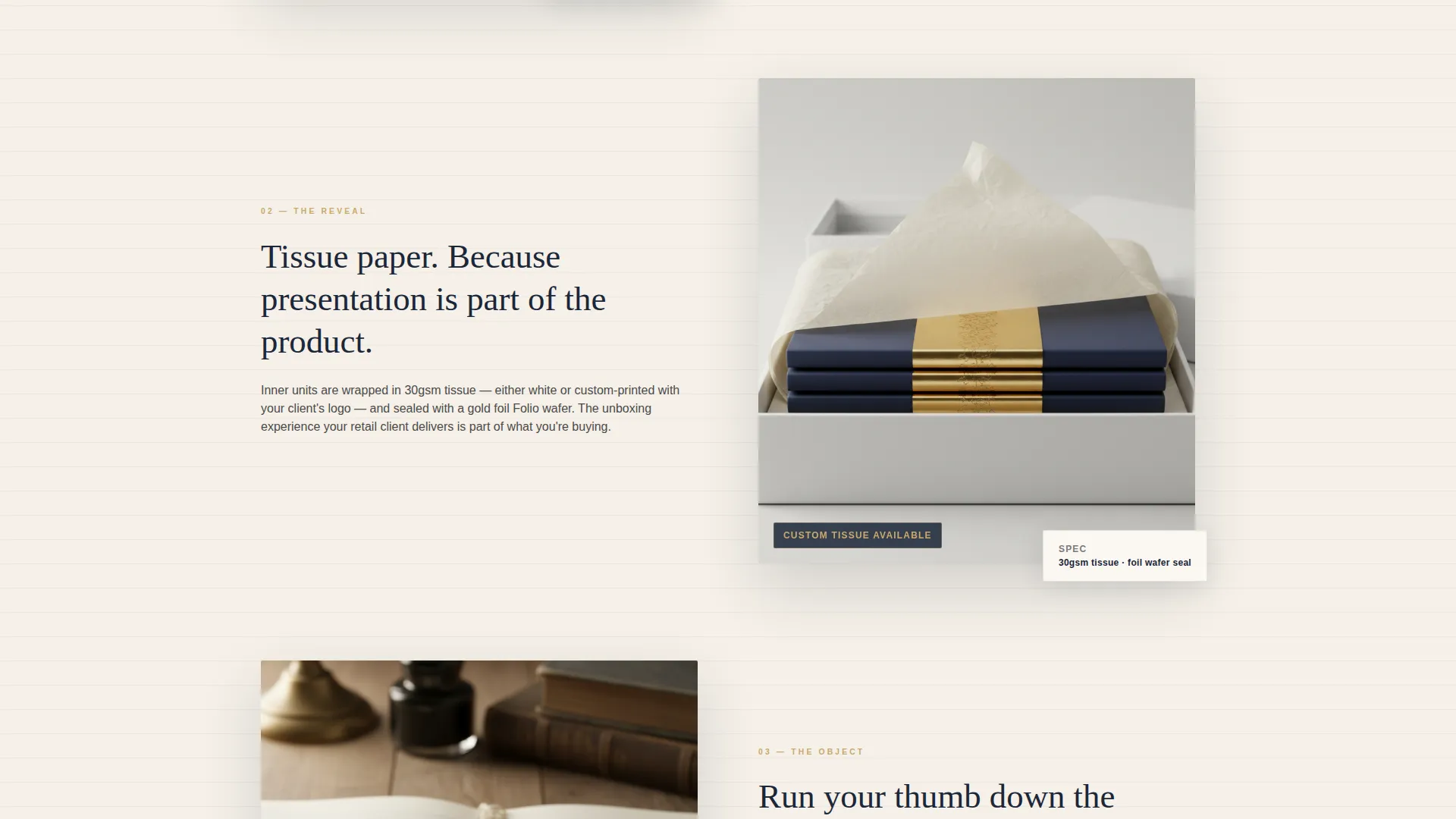 Wholesale Notebooks & Planners Landing Page Template