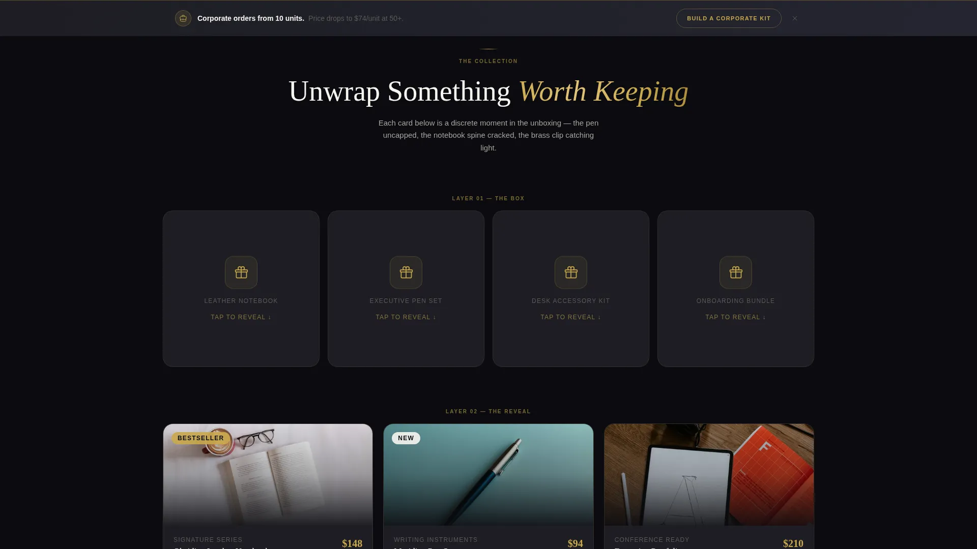 Premium Supplies Landing Page Template