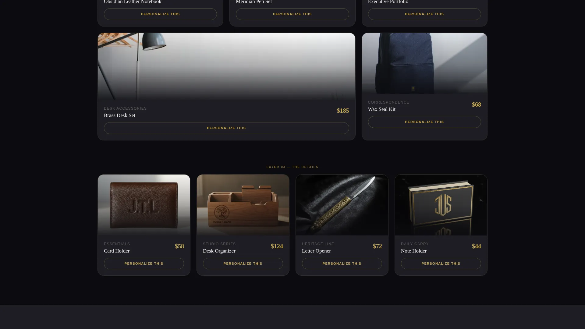 Premium Supplies Landing Page Template