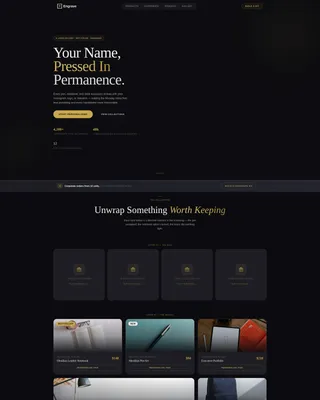 Premium Supplies Landing Page Template