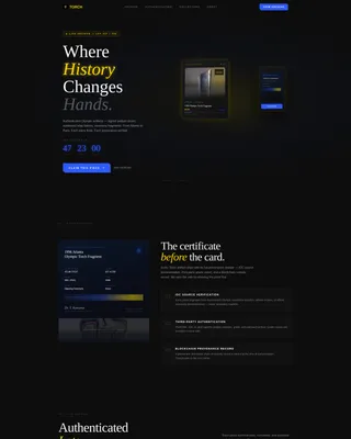 Olympic Memorabilia Landing Page Template