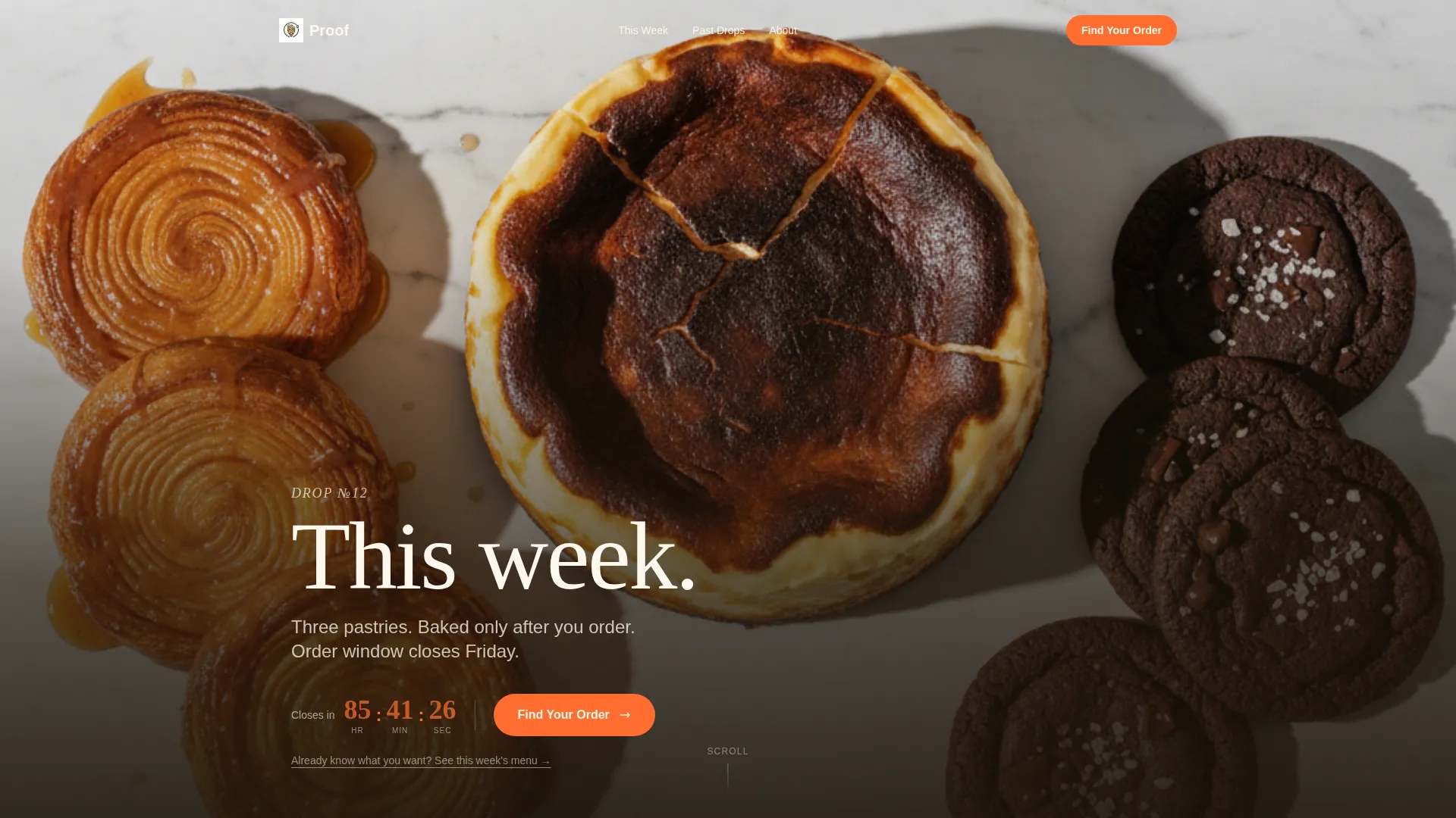 Exclusive Bakery Landing Page Template | Bento Grid