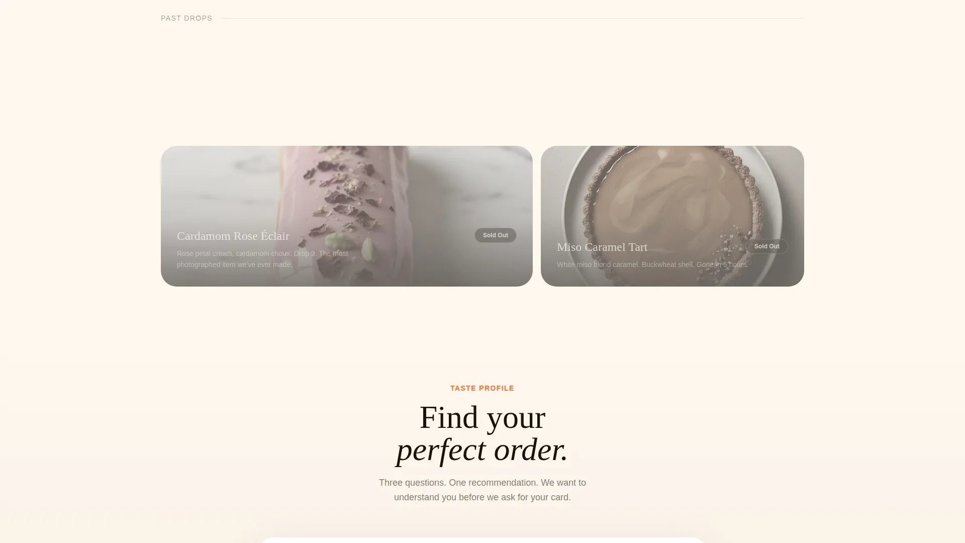 Exclusive Bakery Landing Page Template | Bento Grid