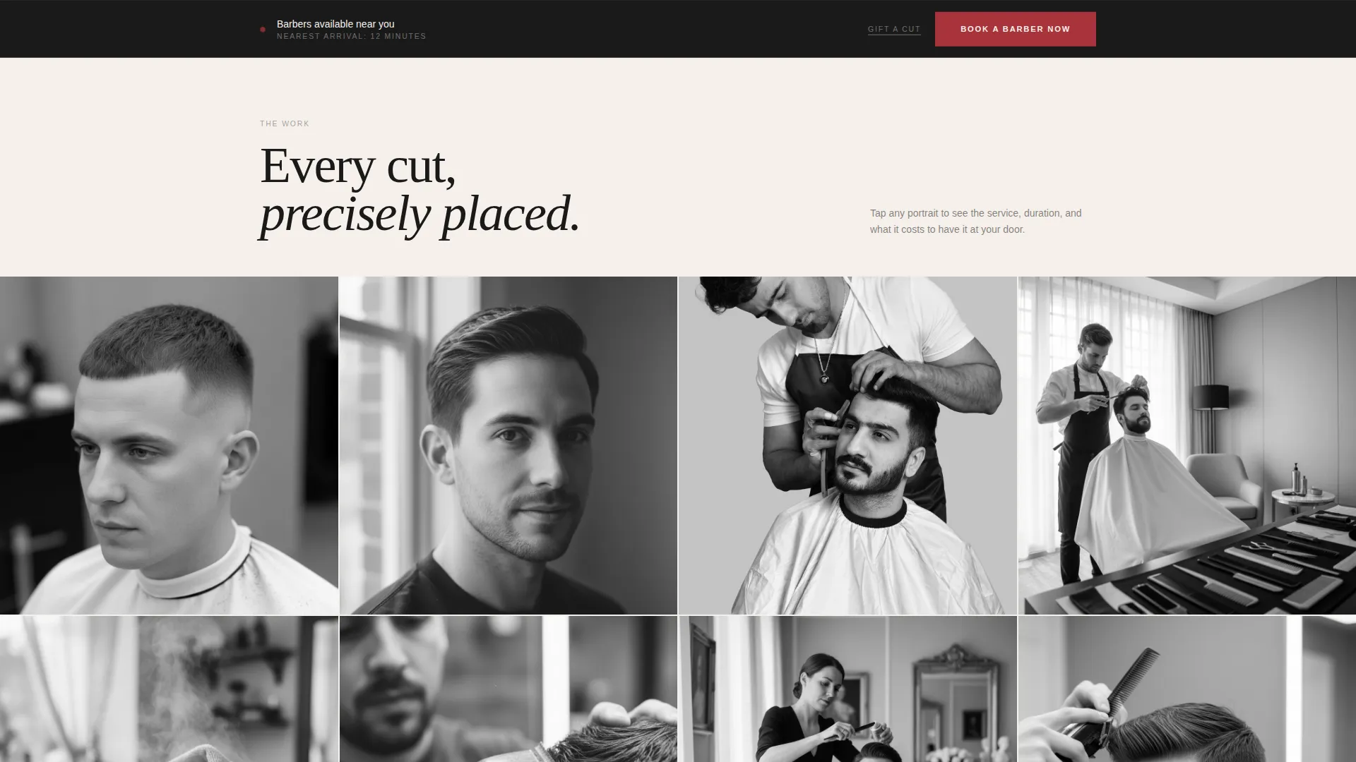 On-Demand Business Specialist Booking Website Template