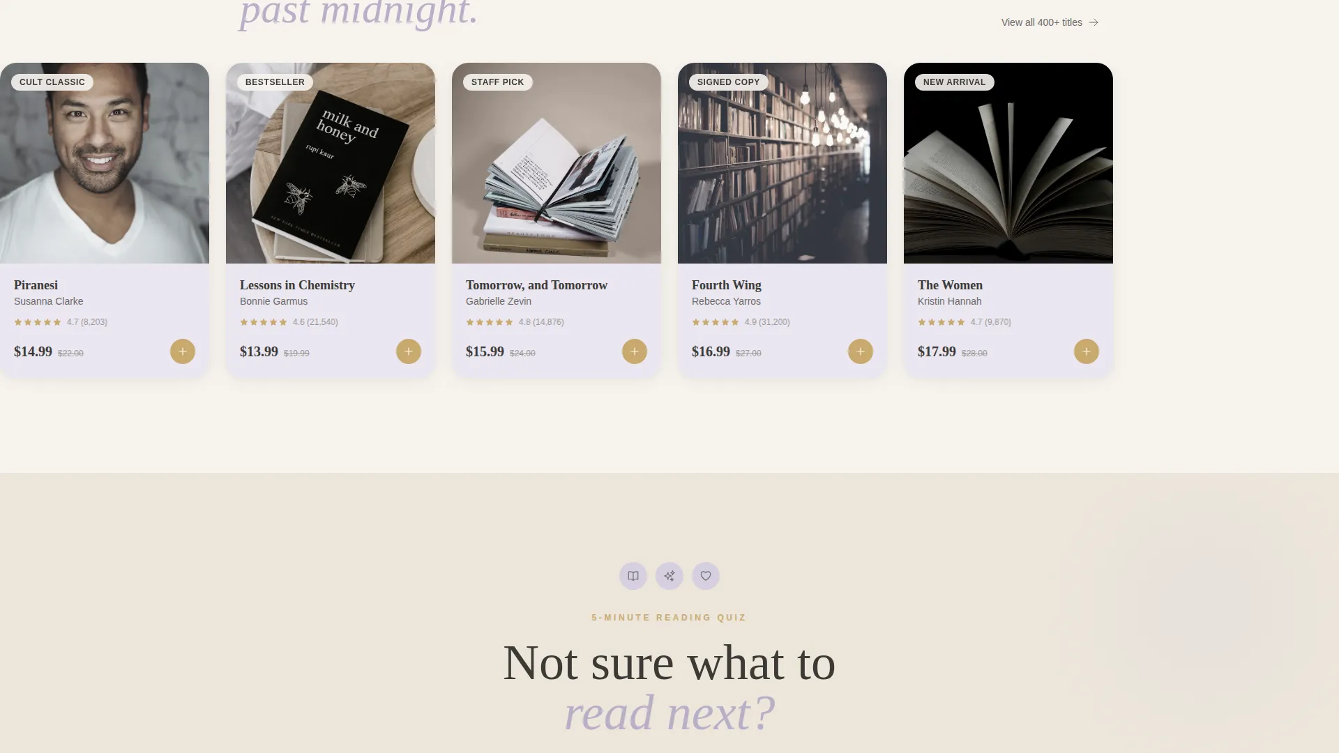 Books & Stationery Store Booking Website Template