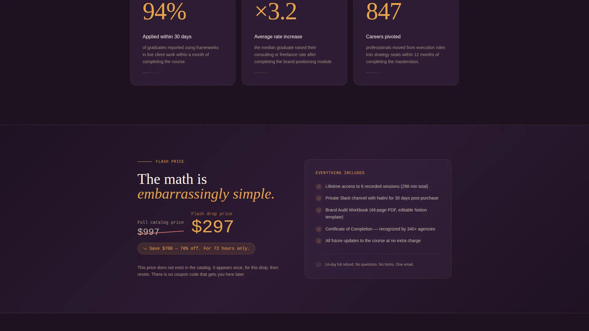 Exclusive Masterclass Landing Page Template