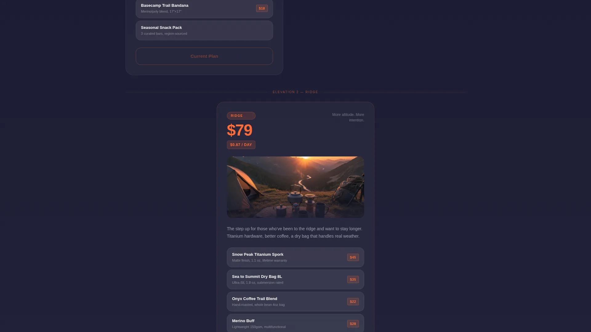 Premium Subscription Box Services Pre-Launch & Coming Soon Website Template