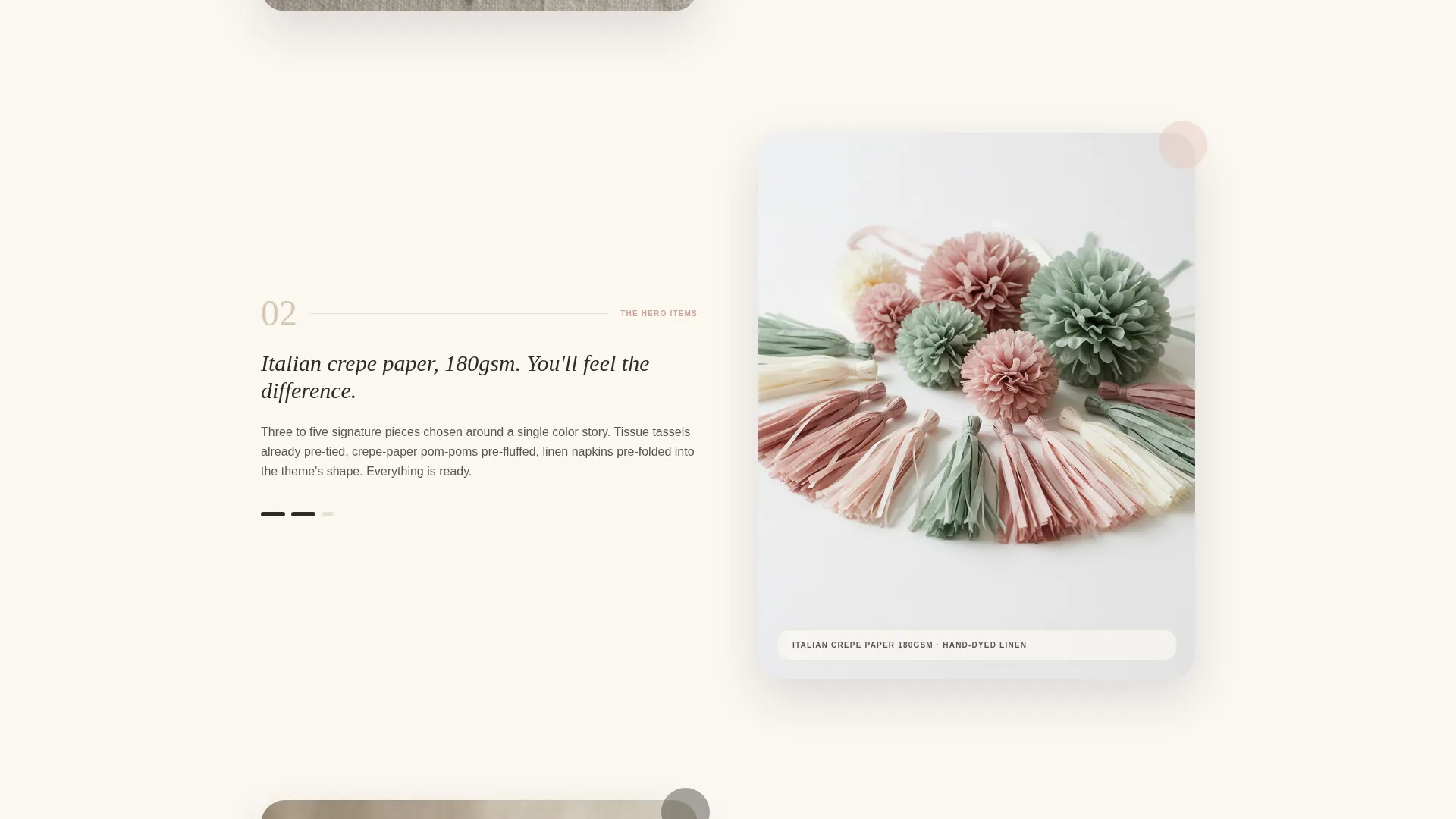 Curated Party Subscription Box Landing Page Template