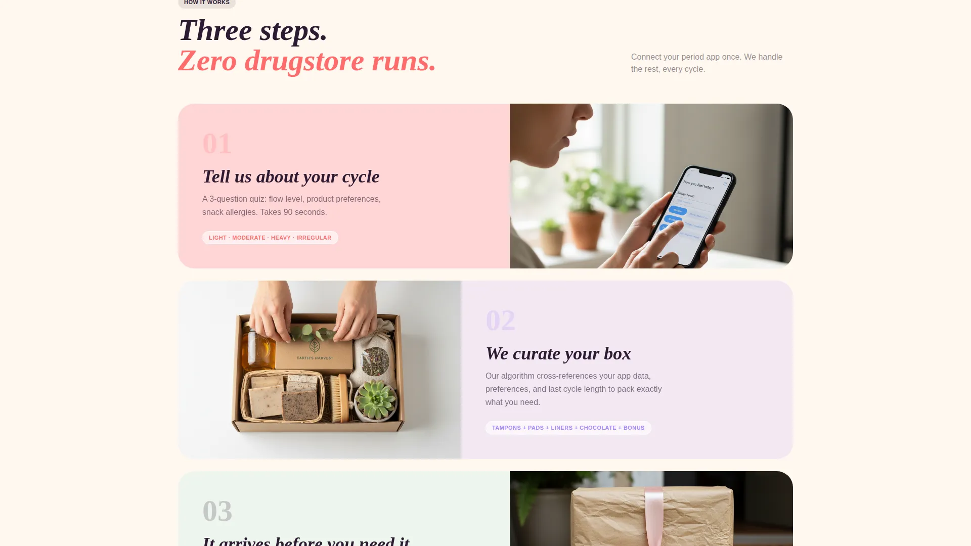 Subscription Box Services Professional Website Template