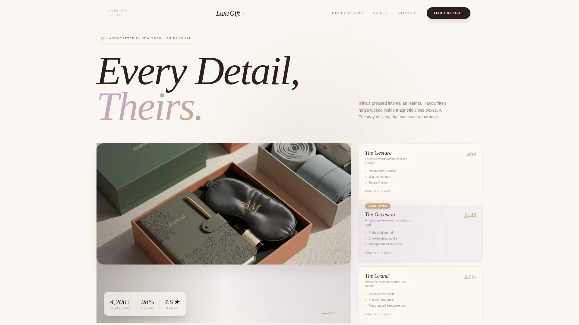 Advanced Gift & Specialty Store Professional Website Template