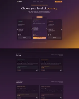 Pest Control Franchise Upsell Landing Page Template