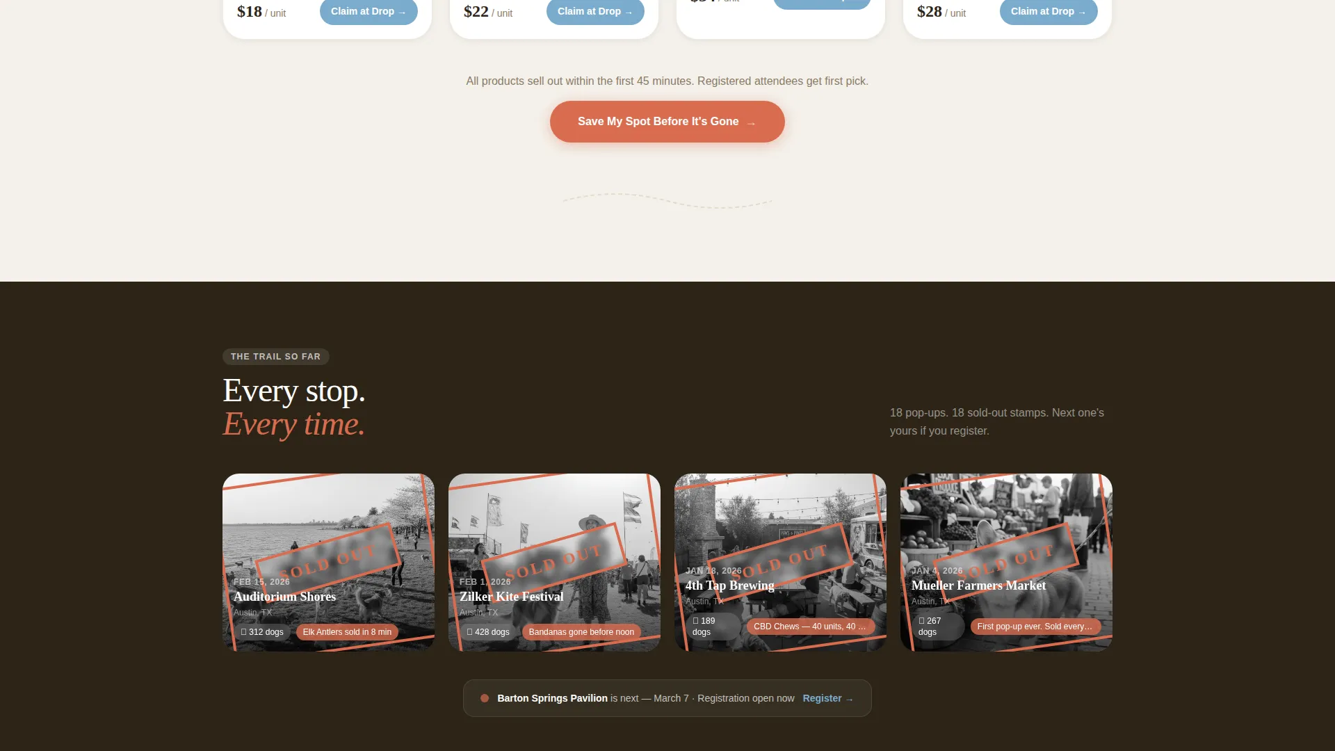 Playful Pop-Up Pet Shop Landing Page Template