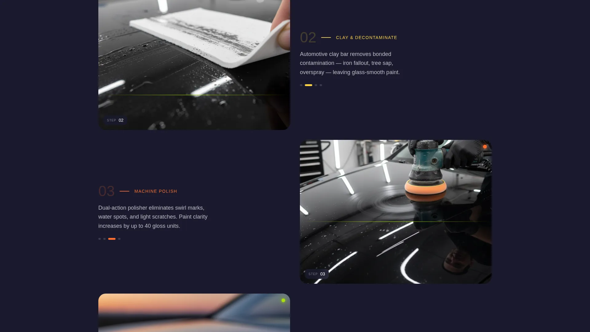Premium Car Detailing Landing Page Template