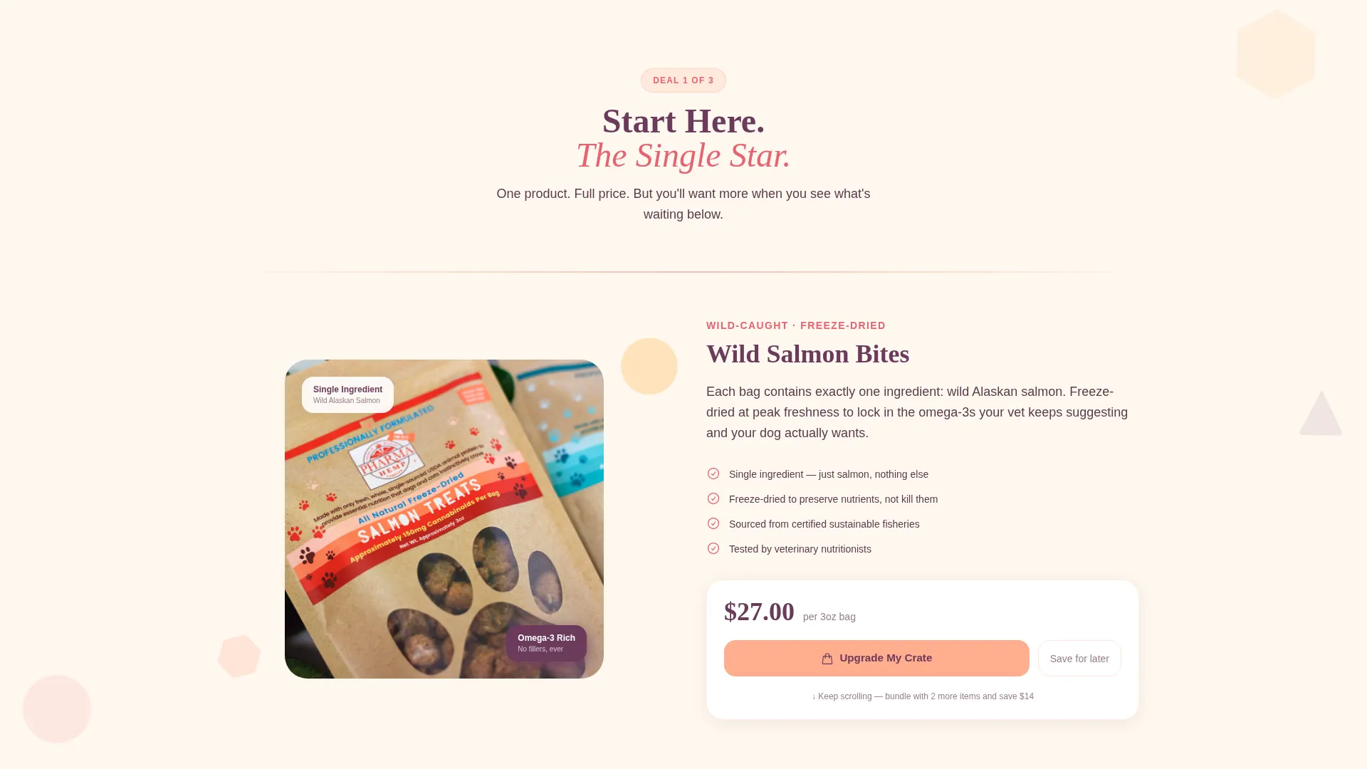Premium Pet Shop Landing Page Template