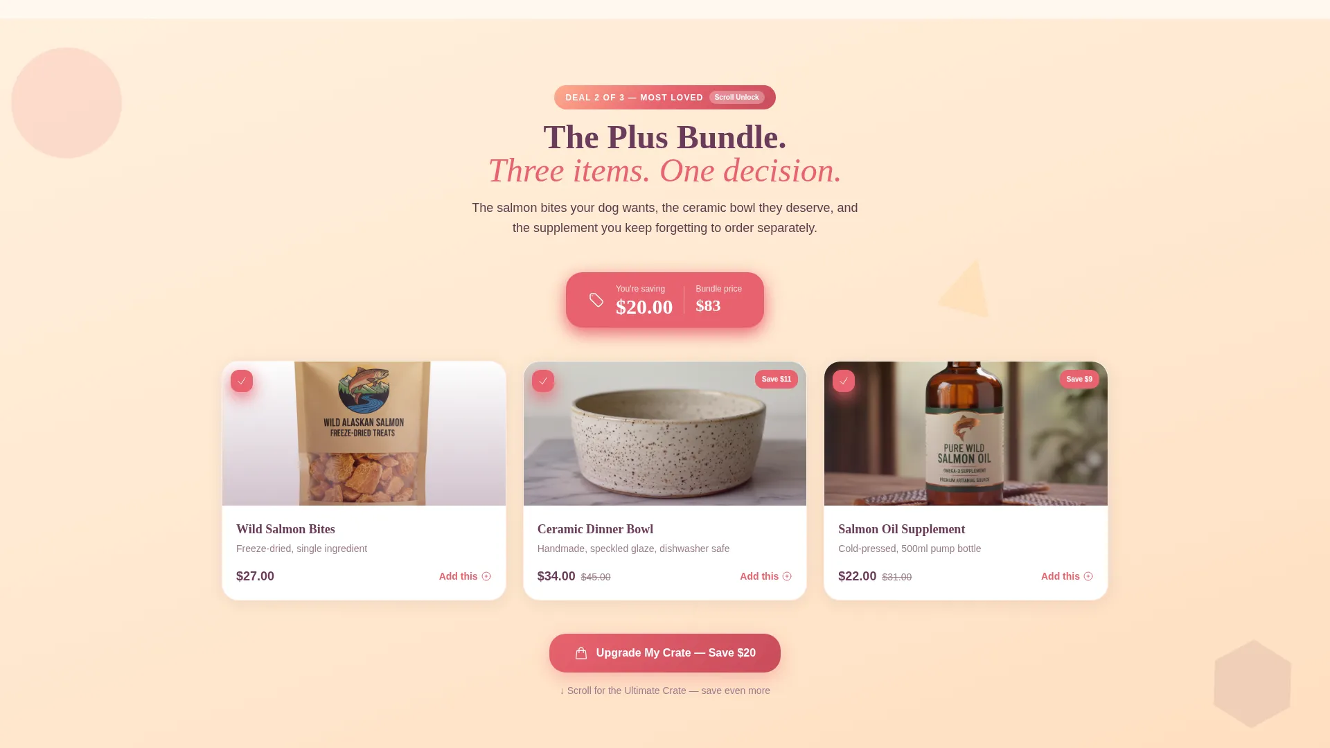 Premium Pet Shop Landing Page Template