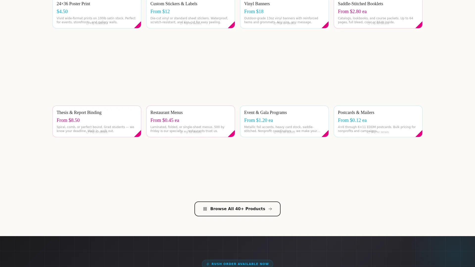 Local Brick & Mortar Business Professional Website Template