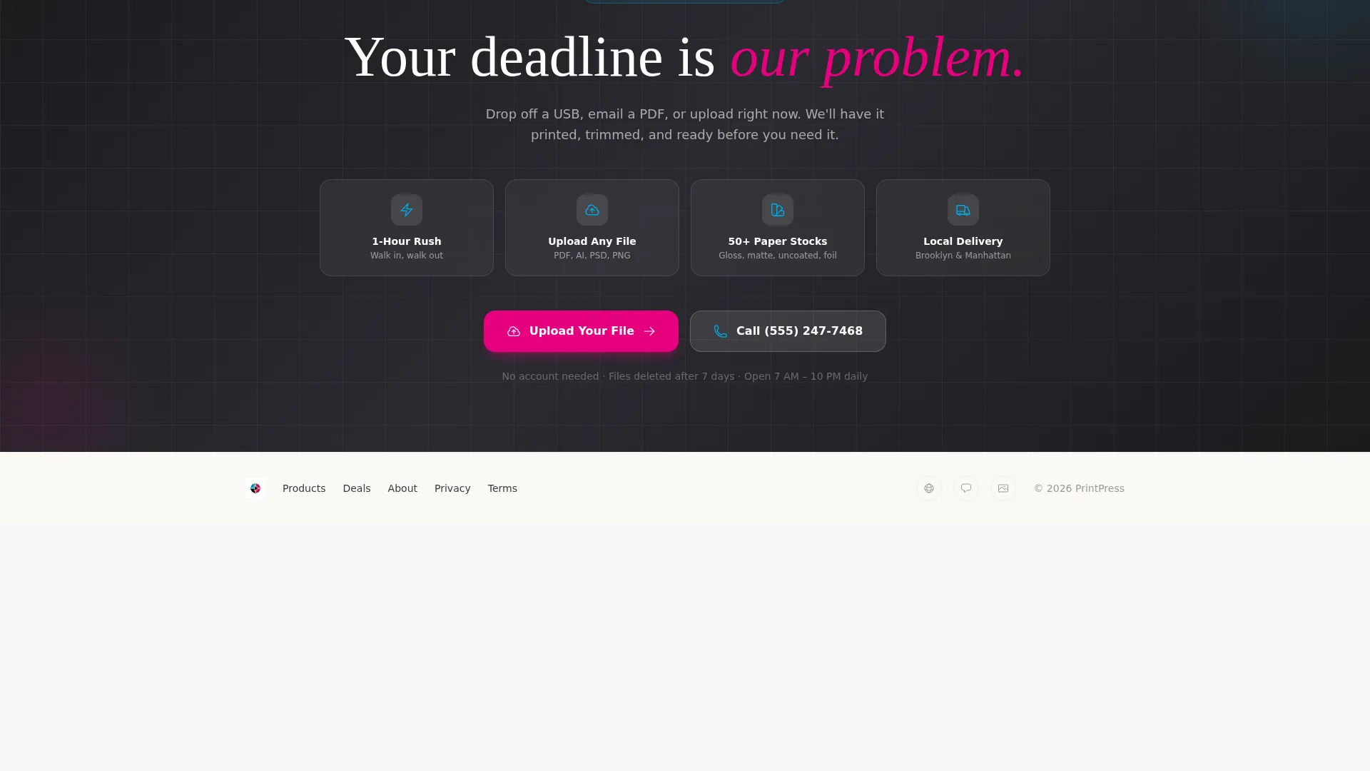 Local Brick & Mortar Business Professional Website Template
