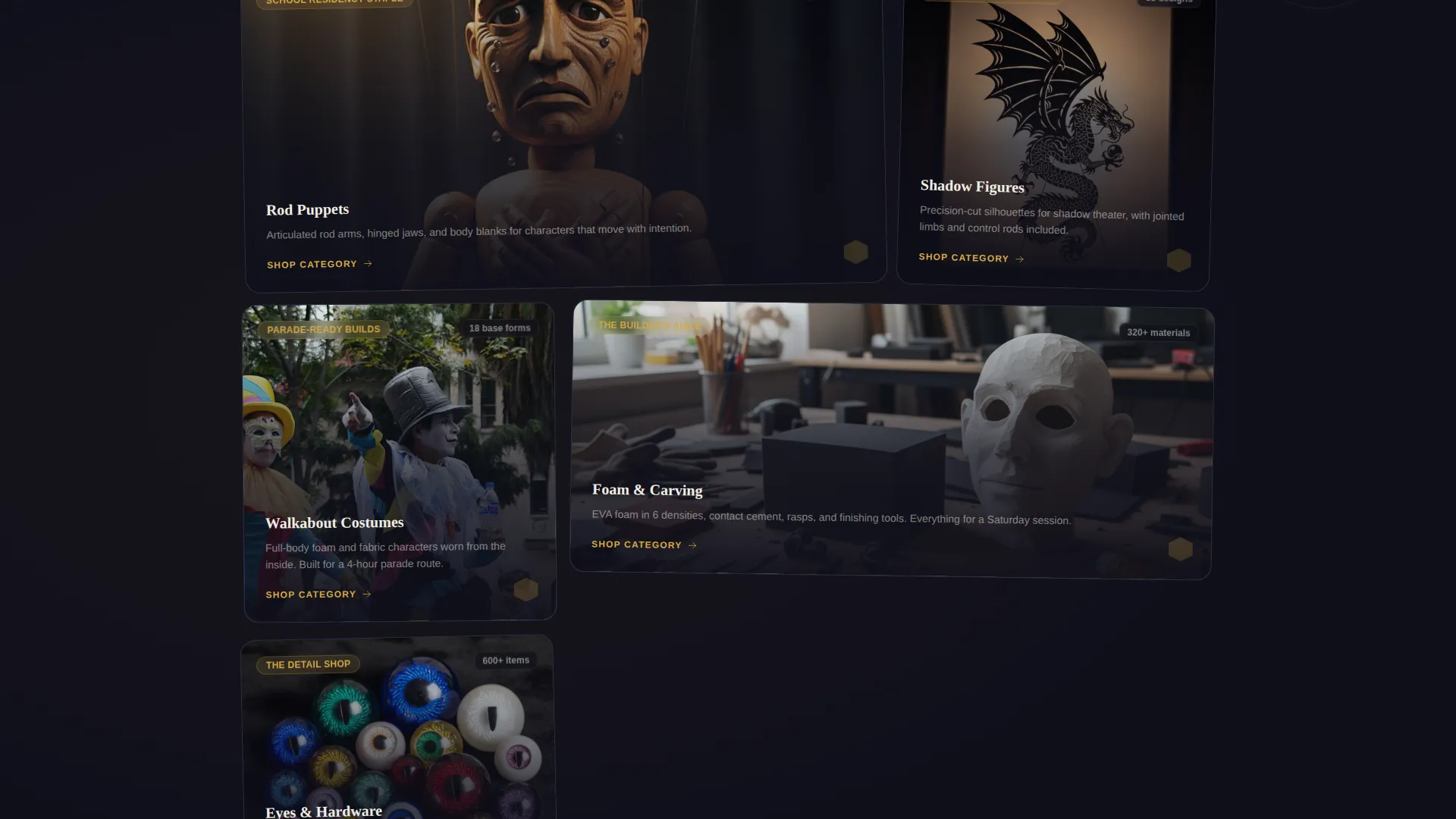 Hobby & Passion Supplies Professional Website Template