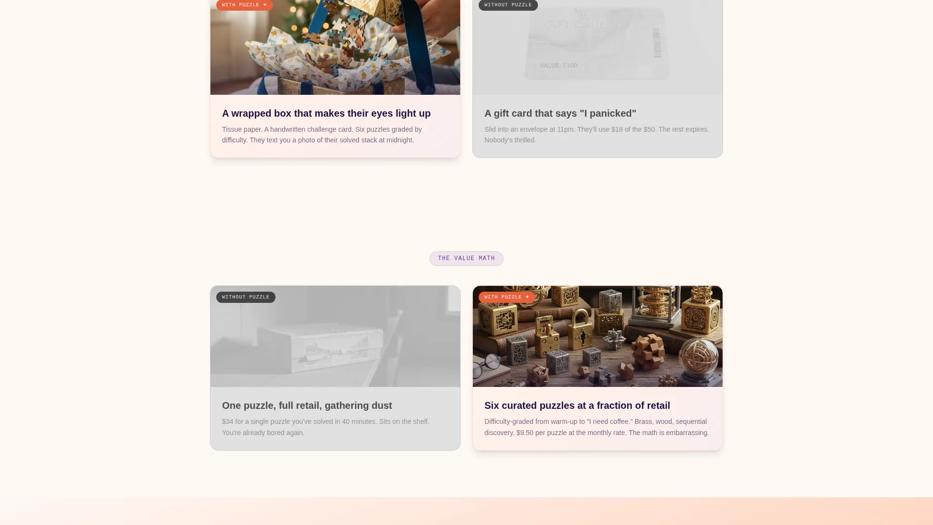 Subscription Box Landing Page Template