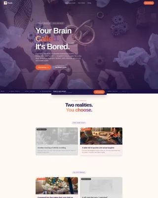 Subscription Box Landing Page Template