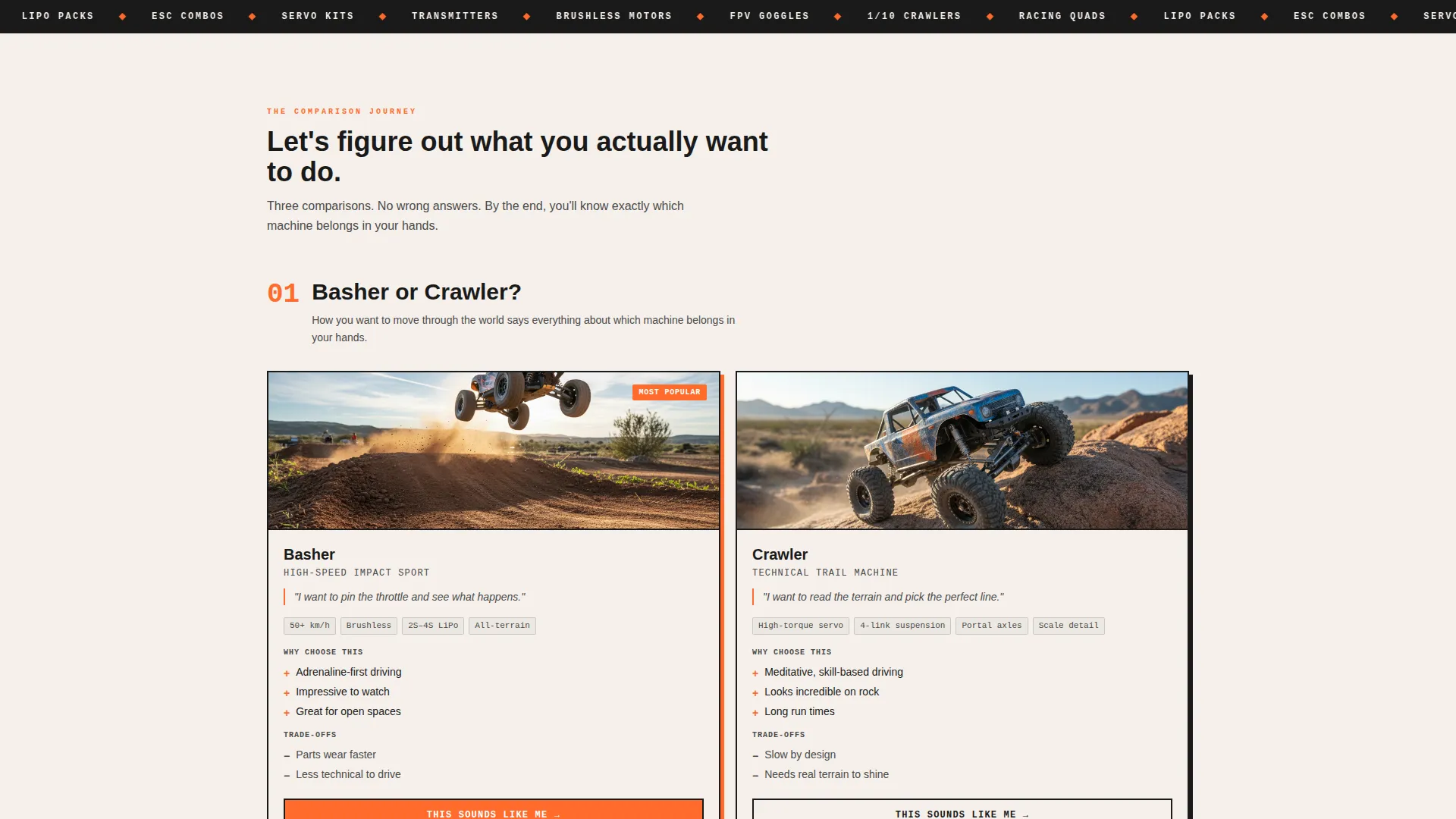 RC Cars & Drones Dropshipping Landing Page Template