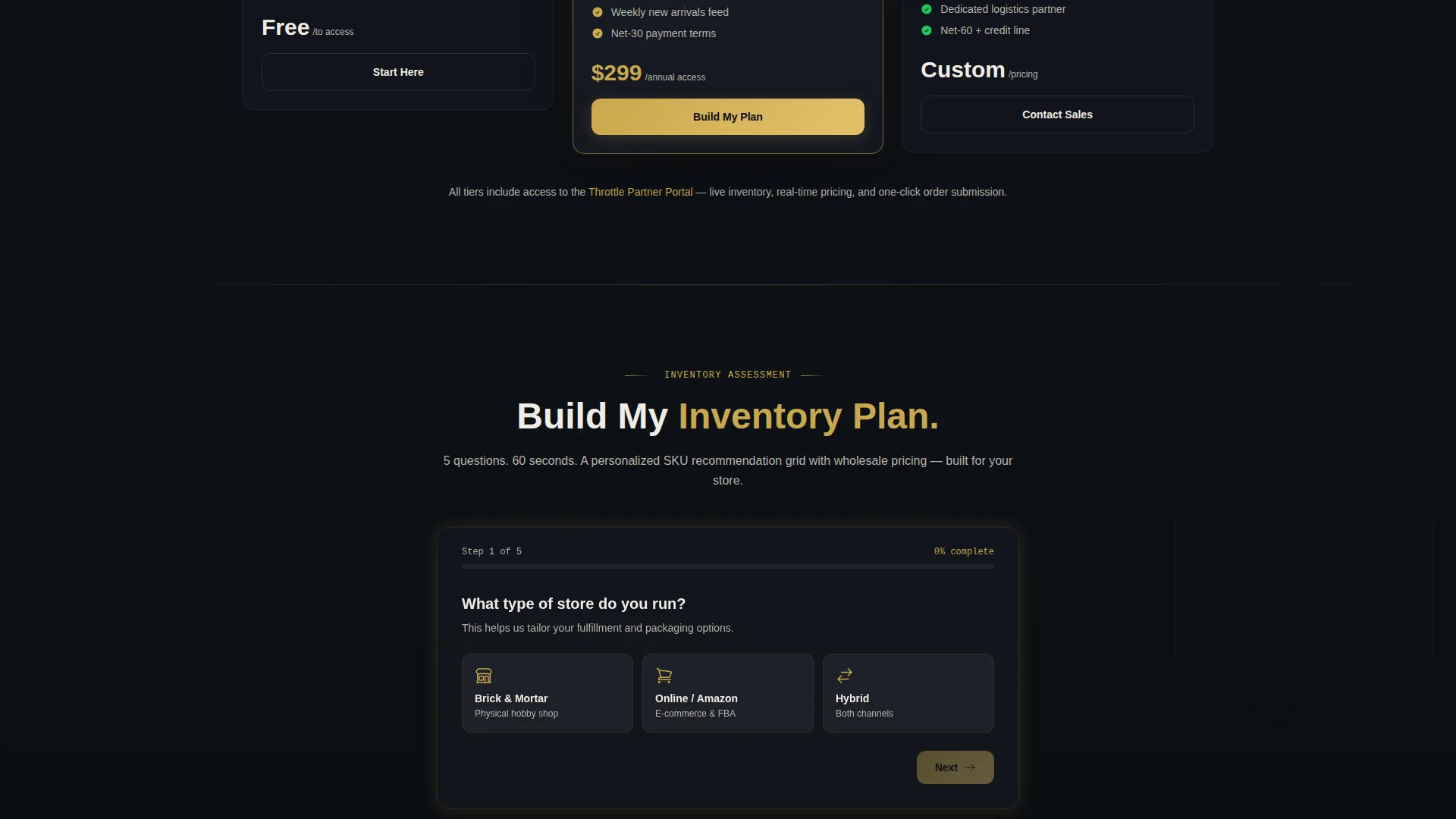 RC Cars & Drones Wholesale Landing Page Template